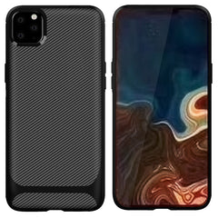 Fashion Stripe Carbon Fiber Phone Case For iPhone 11 Pro Max XR XS Max 8 7 6 6S Plus Slim Vintage Hard PC Shockproof back Cover