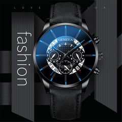 Fashion Men Stainless Steel Case Watch Luxury Calendar Quartz Wrist Watches Business Casual Watch for Man Clock Relogio Masculin