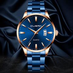 Business Men Watch Analog Quartz Sport Watch Mens Watches Alloy Case Synthetic Stainless Steel Top Brand Luxury Masculino Reloj