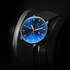 Simple Mesh Band Relojes Mens Watches Quartz Dress Watch Masculino Relogio Calendar Full Stainless Steel Wristwatch Hour saati