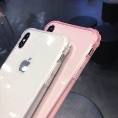 Transparent Phone Case For iPhone 11 X XS XR XS Max 8 7 6 6S Plus  Anti-knock Clear protection Cover For iphone 11 Pro Max XR