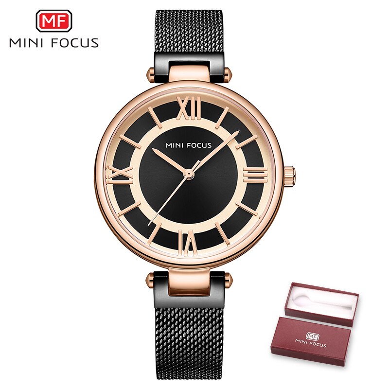MINI FOCUS Casual Dress Watch Women Quartz Lady Watch For Woman Girls Watches Womans Womens Watches Top Luxury Brand Wristwatch