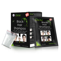 New Dyed Black Hair Shampoo One Wash Black Easy To Use Hair Dye White Hair Blackening Hair Dye Portable Two-in-one Package TSLM1