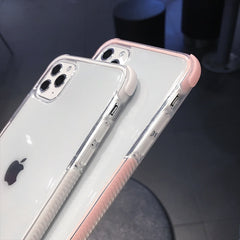 Transparent Colorful Frame Phone Case For iPhone 11 11 Pro Max X XR XS Max 8 7 6 6S Plus Soft Silicone Shockproof Bumper Cover