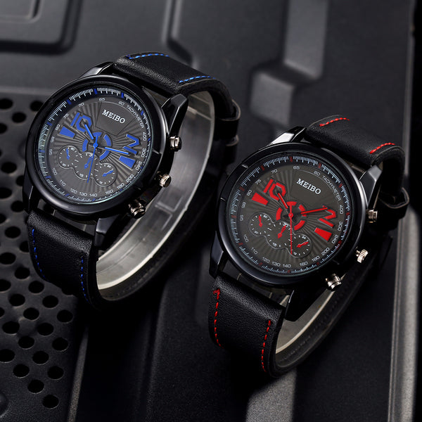 Top Brand MEIBO Watch Men Watches Fashion Waterproof Clock Man Watches Military Luxury Men's Watch Analog Quartz reloj hombre