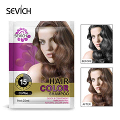 Servich 30 Minute Hair Dye Cream Natural Organic Hair Dye Shampoo For Woman 5 Colors Hair Shampoo TSLM2