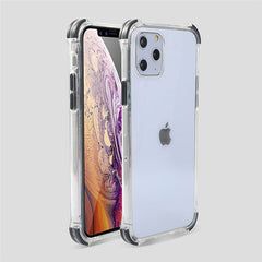 Shockproof Transparent Phone Cases For iPhone 11 11 Pro Max XR XS Max X 8 7 6 6S Plus Bumper Soft Silicone Anti-fall Back Cover