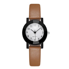 New Famous Brand Women Simple Leather Band Analog Quartz Leather Strap Round Wristwatch Watches Fashion  Relogio Feminino Clock