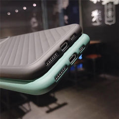 Camera protection Phone Case For iPhone 11 Pro Max XR X XS Max 7 8 6 6s Plus slide Soft Silicone Texture Shockproof Matte Cover