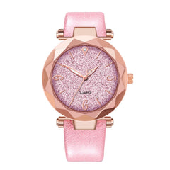 Women Watches Romantic Starry Sky Wristwatch Leather Scale Designer Ladies Clock Simple Dress Gfit A Watch 2020 Montre Femme@50