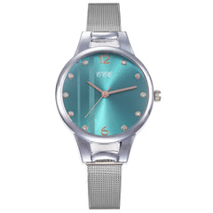 Best Selling Women Watches Glass Gemstone Dial Ladies Quartz Wristwatch Design Rhinestone Alloy Strap Clock Gift Montre Femme@50