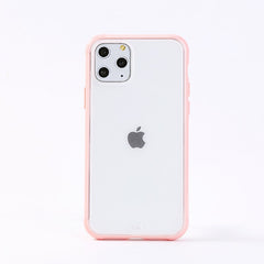 Matte Transparent Phone Case For iPhone 11Pro Max XR X XS Max 8 7 6 6SPlus Silicone Frame Anti shock Acrylic Clear Hard PC Cover