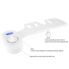 Non-Electric toilet bidet Seat Attachment Self-Cleaning Nozzle-Single Water Bidet Sprayer Mechanical Washing Toilet Washing Gun