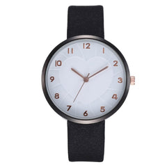 Hot Selling Cheap Women Watch Harajuku Leather Band Analog Quartz Wristwatch Simple Dial Soild Color Strap Bayan Saat@50