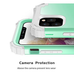 Shockproof Phone Case For iPhone 11Pro Max XR X XS Max 6 7 8 Plus 3 Layers Hybrid Full Body Protect Anti-Knock Armor Phone Shell