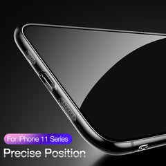 TIKITAKA Gradient Transparent  Phone Case For iPhone XR 11 Pro Max XR XS Max X 8 7 6 6S Plus Anti-Scratch Tempered Glass Cover