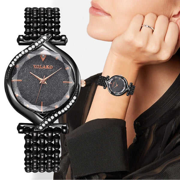 Women's Watches Designer Starry Sky Quartz Ladies Watches Rhinestone Watch Women Luxury Wristwatches NEW Relojes Para Mujer@50