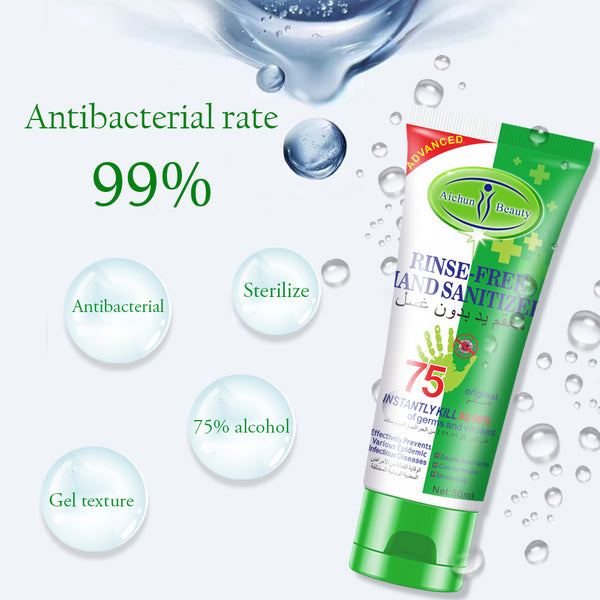 Alcohol content is 75% disposable quick-drying alcoholic hand sanitizer 50ml