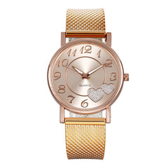 Modern Watches Women Watch Fashion Watches Mesh Belt Band Analog Quartz Round Wrist Watch Simple Clock 2020 NEW Bayan Kol Saati