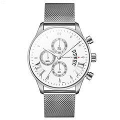 2020 Business Watches Luxury Men's Top Stainless Steel Male Quartz Watch Man Wristwatch Military Sport Clock Gift Reloj Hombre@5