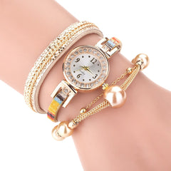 Women Watches Diamond Analog Quartz Ladies Watches Wristwatch Simple Clock Leather Bracelet Gift  Vintage 2020 Zegarki Damskie