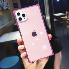 TIKITAKA Fashion Square Phone Case For iPhone 11Pro Max XR X 6 6S 7 8 Plus XS Max XR Cases Soft Silicone Transparent Cover Coque