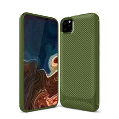 Fashion Stripe Carbon Fiber Phone Case For iPhone 11 Pro Max XR XS Max 8 7 6 6S Plus Slim Vintage Hard PC Shockproof back Cover