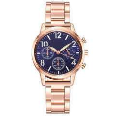 New Fashion Women  Watches Luxury Brand Stainless Steel Rose Gold Strap Watches Ladies Quartz Wristwatch Gift Reloj Mujer Clock