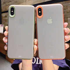 Anti-knock Armor Case For iPhone 11 Pro Max X XS Max XR Matte Transparent Case Back Cover For iPhone 7 8 Plus Silicone Cases