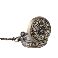 New Arrival Retro Oracle Bronze Quartz Pocket Watches Vintage Couple  Watches Fashion Clock Christmas Birthday Gift@50