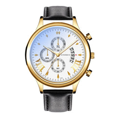 Luxury Fashion Mens Business Watches Men Casual Calendar Watch Stainless Steel Mesh Belt Quartz Wristwatch relogio masculino