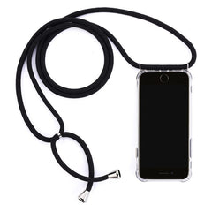 Transparent Soft TPU Cell Phone Case With Lanyard Necklace Shoulder Neck Strap Rope Cord for iphone 11 6 7 8 plus x xs xr xs max