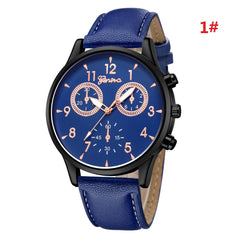 New Fashion Sports WristWatch  Relogio Masculino Men Watch Leather Band Military Watches Men's Watch Male Clock