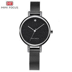 MINI FOCUS Rose Gold Watch Women Stainless Steel Womens Watches Top Brand Luxury Womans Watch Ladies Wrist Watches For Women