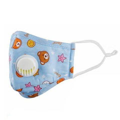 PM2.5 Children Cotton Anti Dust Mouth Mask Activated Carbon Filter Windproof With Breathing Valve Face Masks