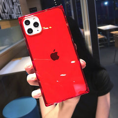 TIKITAKA Fashion Square Phone Case For iPhone 11Pro Max XR X 6 6S 7 8 Plus XS Max XR Cases Soft Silicone Transparent Cover Coque