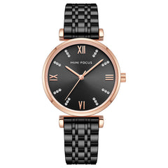 MINIFOCUS Womens Watch Top Brand Luxury 2019 Blue Watch Women Fashion Analog Quartz Ladies Gold Watch Stainless Steel Wristwatch
