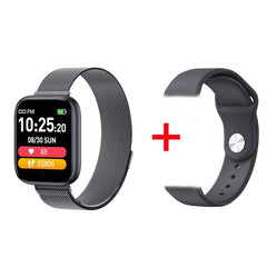 Smart watch Alloy Case IP67 Waterproof Bluetooth Pedometer Heart Rate Monitor 1.54 inch Color Display SmartWatch For Android/IOS