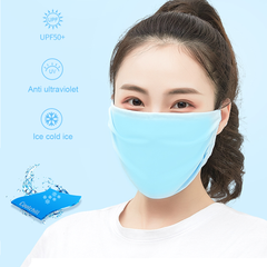 Fashion Cute Earloop Summer Face Mask Ice Silk Cotton Recycling Sunscreen Dustproof Haze Proof Mouth Mask