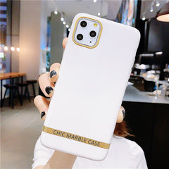 Phone Case For iPhone 11 Pro Max XR XS Max 7 8 Plus 6 6S Solid Color Electroplated Glitter Soft IMD Back Cover Coque