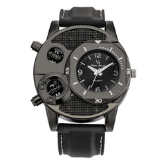 Luxury V8 Men's Watch Retro Design Leather Band Analog Quartz Wrist Watches male clock hot relogio masculino montre homme 2019
