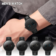 Fashion Women Business Leather Band Analog Quartz WristWatch Unisex Ladies Watch Women Dress Gift Couple Clock Reloj Mujer@50