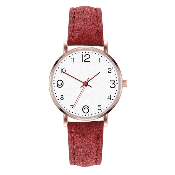 High Quality Beautiful Fashion Women Business Leather Watch Ladies Watch Casual Analog Quartz Wrist Dial Watch For Women Clock*X