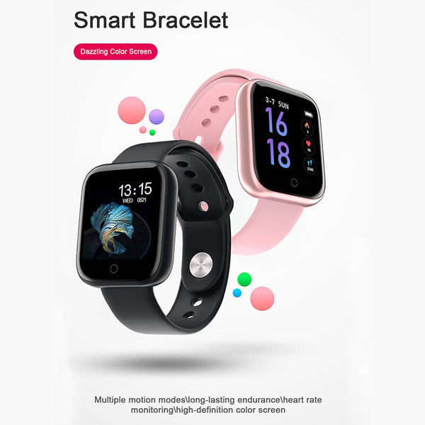 T80 Women Bluetooth Smart Watch Heart rate Blood pressure Fitness tracker Fashion men Sport Smartwatch For Ladies