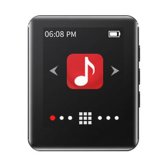 ruizu New metal bluetooth mp3 player 8gb built-in speaker fm radio e-book voice recorder portable audio sport flac music Video