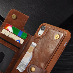 Vintage PU Leather Phone Case For iPhone XR XS Max Case Multi Card Holders Back Cover Wallet For iPhone 6 6s 7 8 Plus X Cases