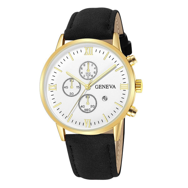 Fashion Mens Watches Top Brand Business Sport Quartz Wrist Watch Luxury Leather Belt Clock Simple Wristwatch Relogio Masculino@5