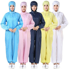 Disposable Protective Suit Full Body Anti Virus Anti-static Dustproof WorkSuit Labor Hospital Safety Clothing Coveralls With Cap