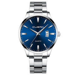 Business Men Watch Analog Quartz Sport Watch Mens Watches Alloy Case Synthetic Stainless Steel Top Brand Luxury Masculino Reloj