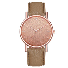 2020Women Watches Stainless Steel Dial Starry Sky Ladies Quartz Wristwatch Casual Leather Belt Watch Gift Clock Zegarki Damskie